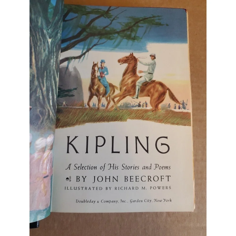 Kipling A Selection of His Stories and Poems 2 Vol Set John Beecroft 1956